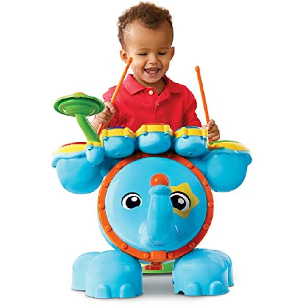 VTech Jungle Rock Elephant Drum Set – Interactive Musical Toy (French)