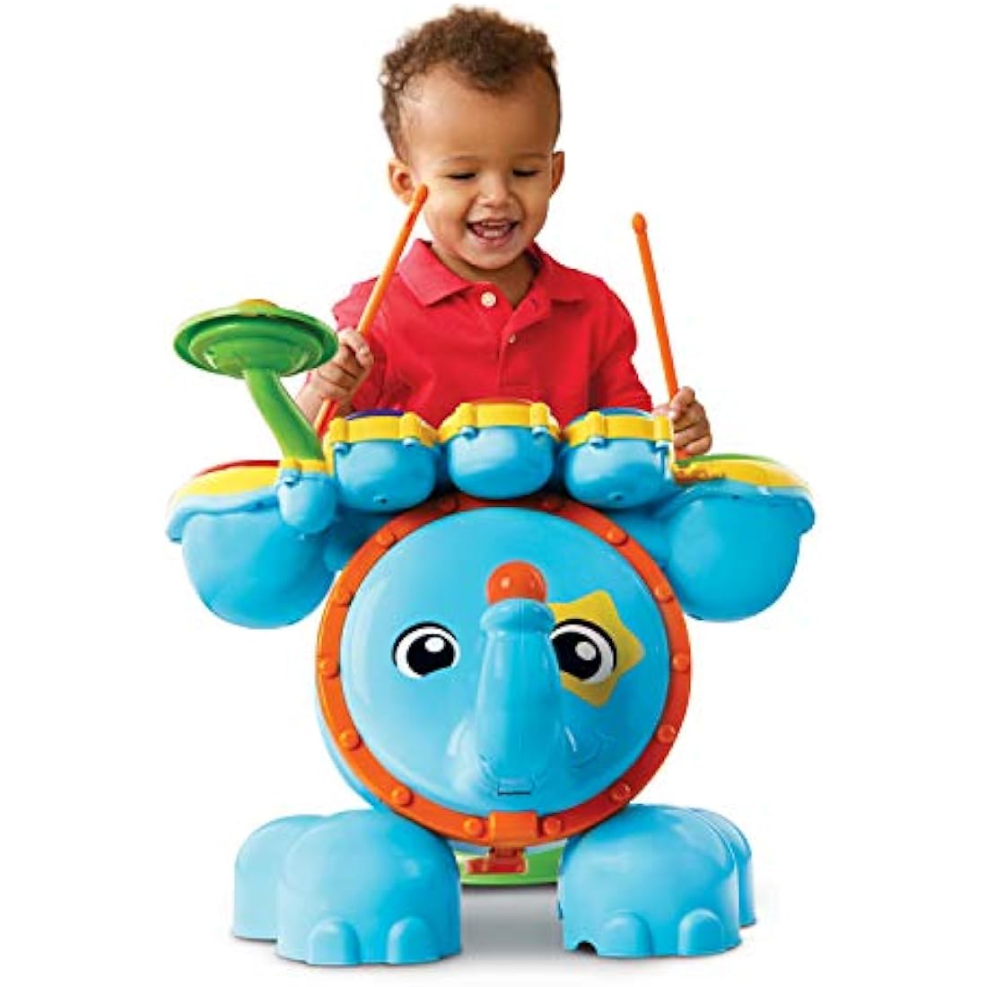 VTech Jungle Rock Elephant Drum Set – Interactive Musical Toy (French)