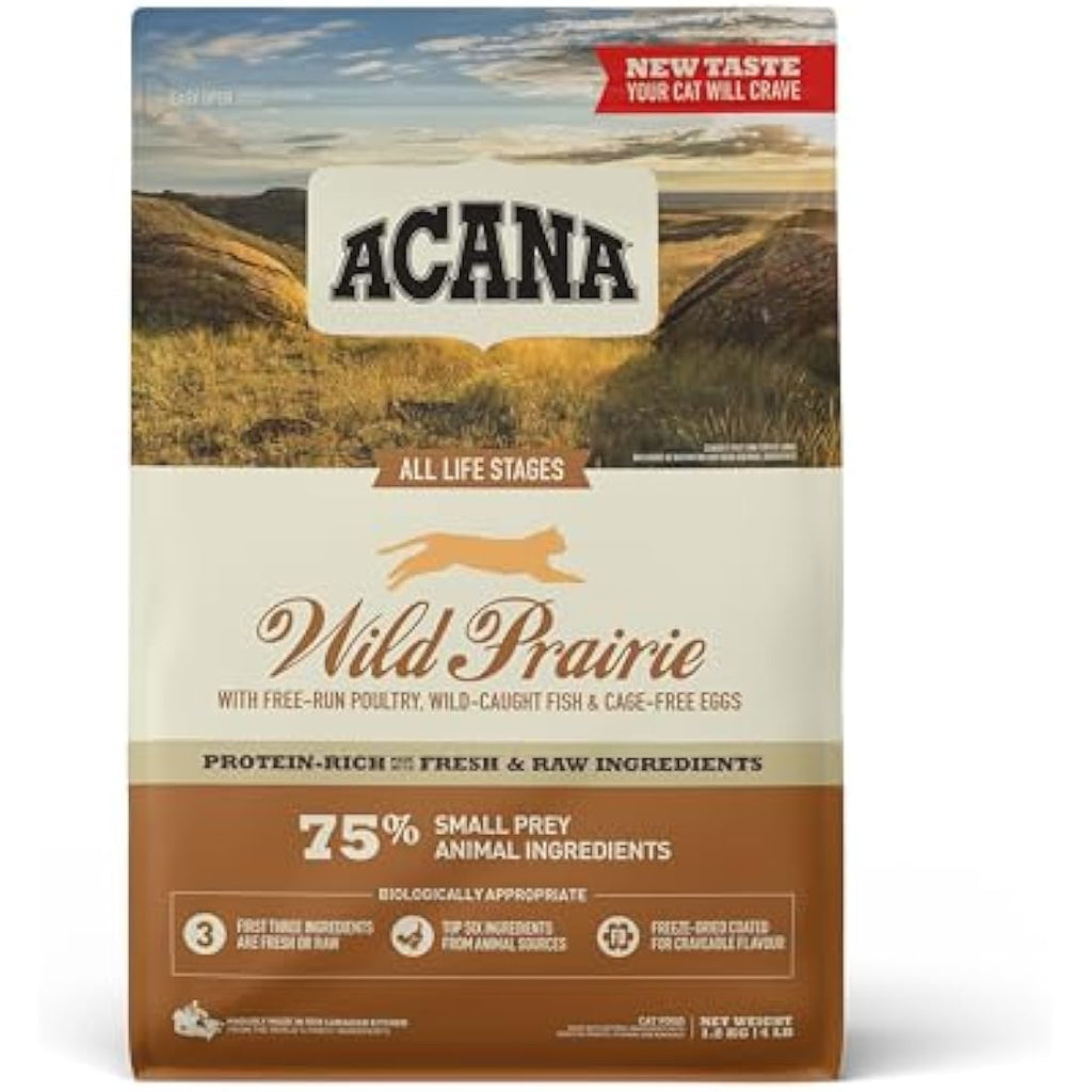 Acana Wild Prairie Grain-Free Protein-Rich Dry Cat Food - 1.8 kg