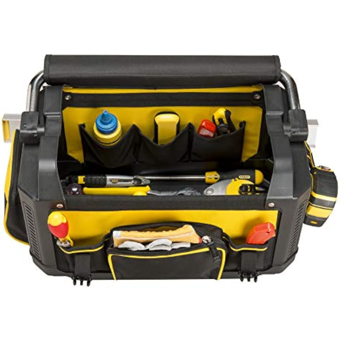 Stanley 20-Inch Denier Tool Bag Tote | Heavy Duty Multi-Pocket Organizer