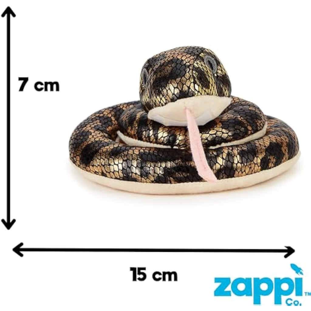 Zappi Co Anaconda Snake Plush Toy – Soft Stuffed Animal for Kids