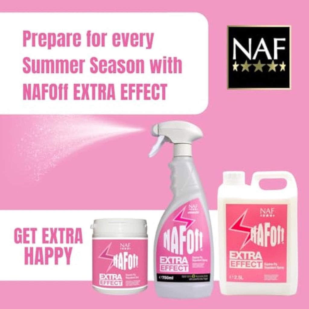 NAF Off Extra Effect Fly Spray Refill 2.5L – Citronella Horse Repellent