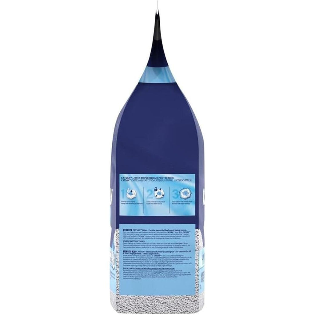 Catsan Hygiene Non-Clumping Cat Litter – 60L Bulk Pack (3 x 20L)