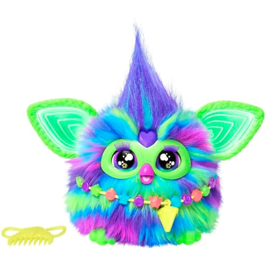 Hasbro Furby Galaxy Glow in the Dark Interactive Plush Toy - Spanish