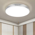 VIPMOON 24W LED Ceiling Light – 2160LM 6500K Flush Mount Silver Rim