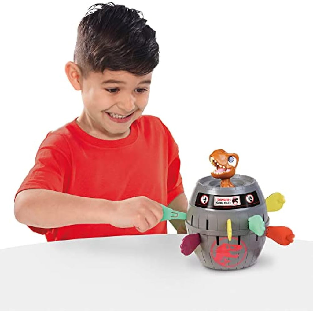 TOMY Pop Up Trex Dinosaur Action Game – Family & Preschool Toy