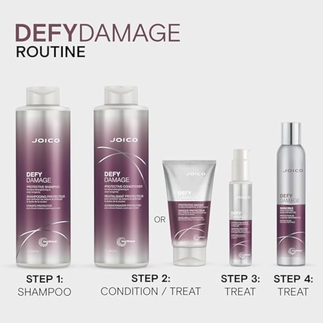 Joico Defy Damage Protective Conditioner | Moisturizing & Detangling 1000ml