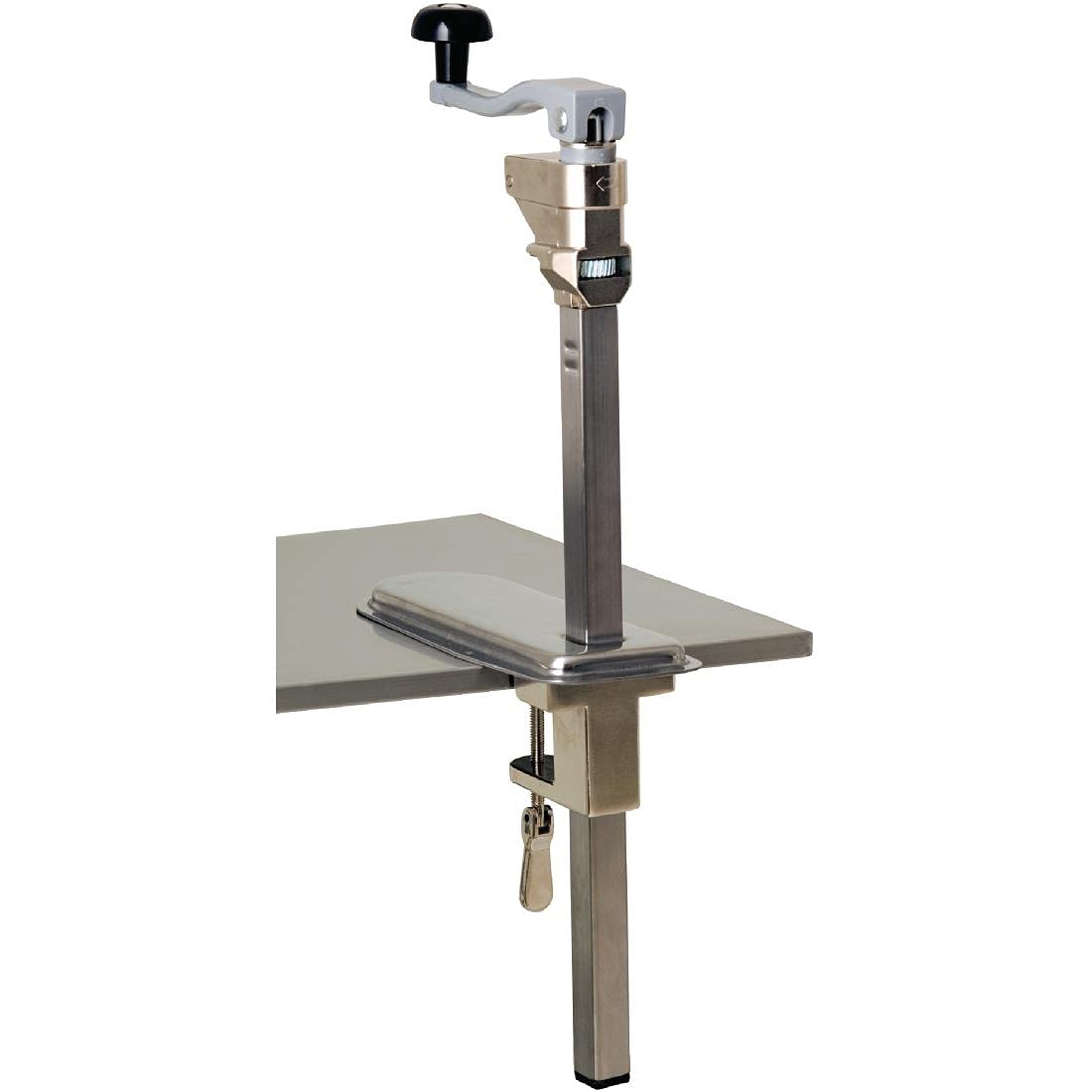 Vogue Heavy Duty Bench Can Opener – 21 Inch Stainless Steel Tool