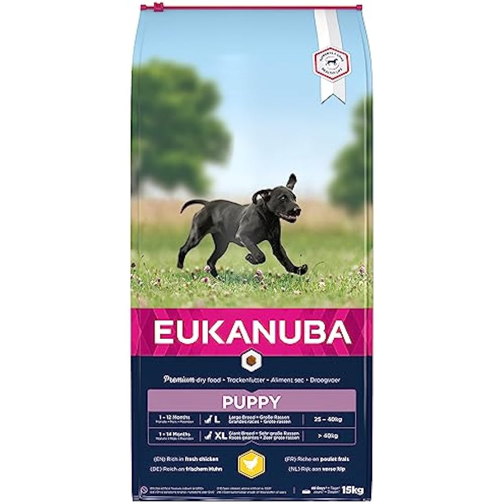 Eukanuba Large Breed Puppy Dry Dog Food - Fresh Chicken, 15kg