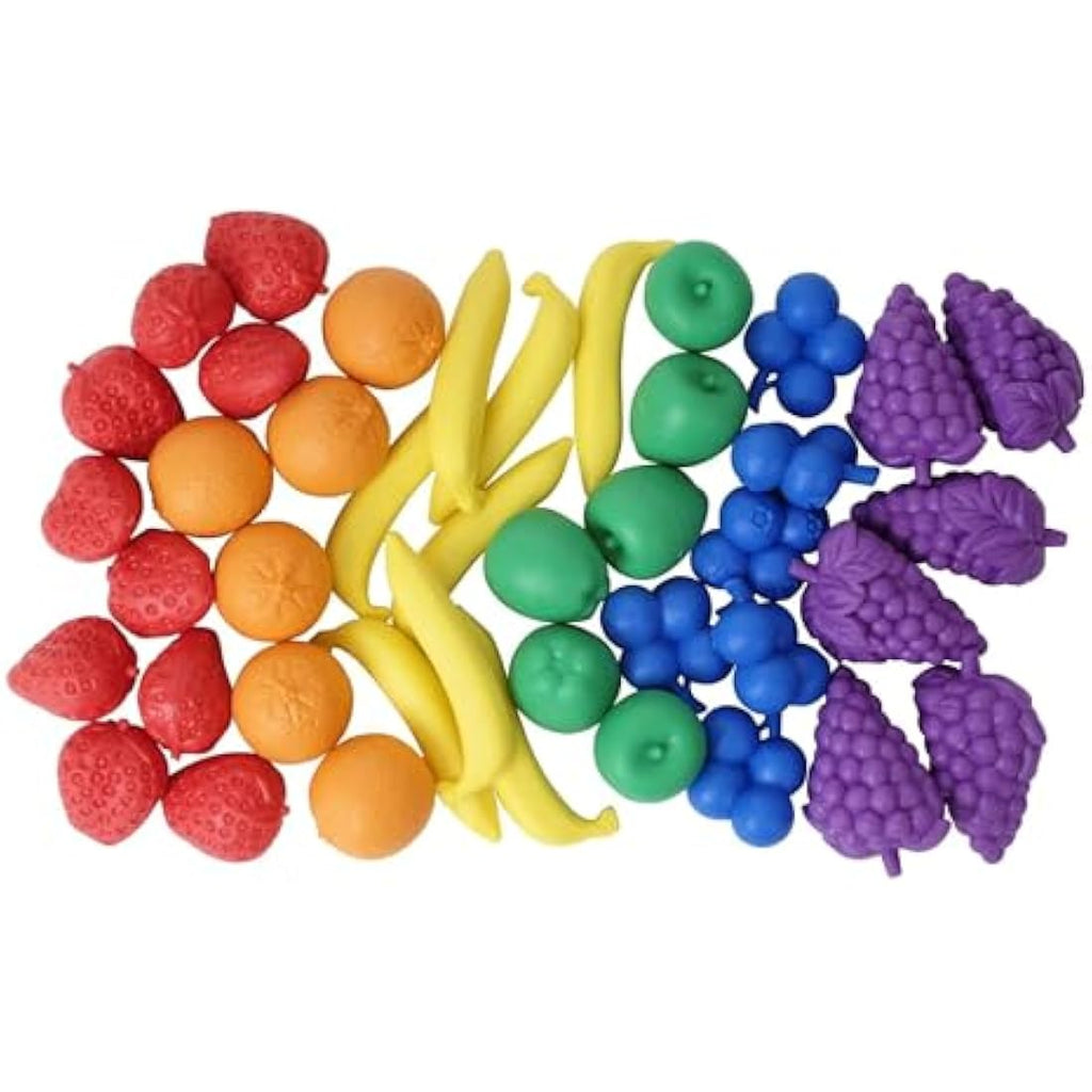 Jolof Store Fruit Sorting Counters - 24 Pk Montessori Maths Toy