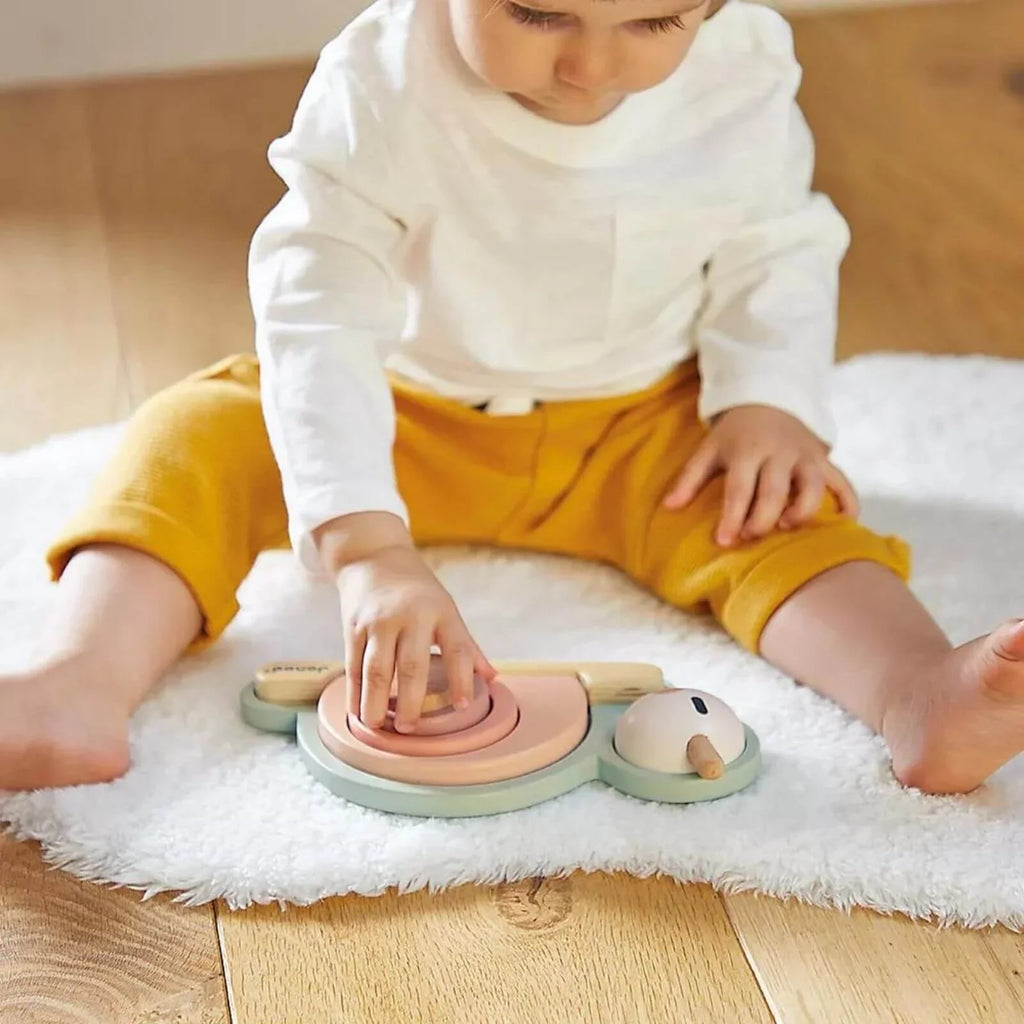 Janod Stackable Sensory Snail Sweet Cocoon