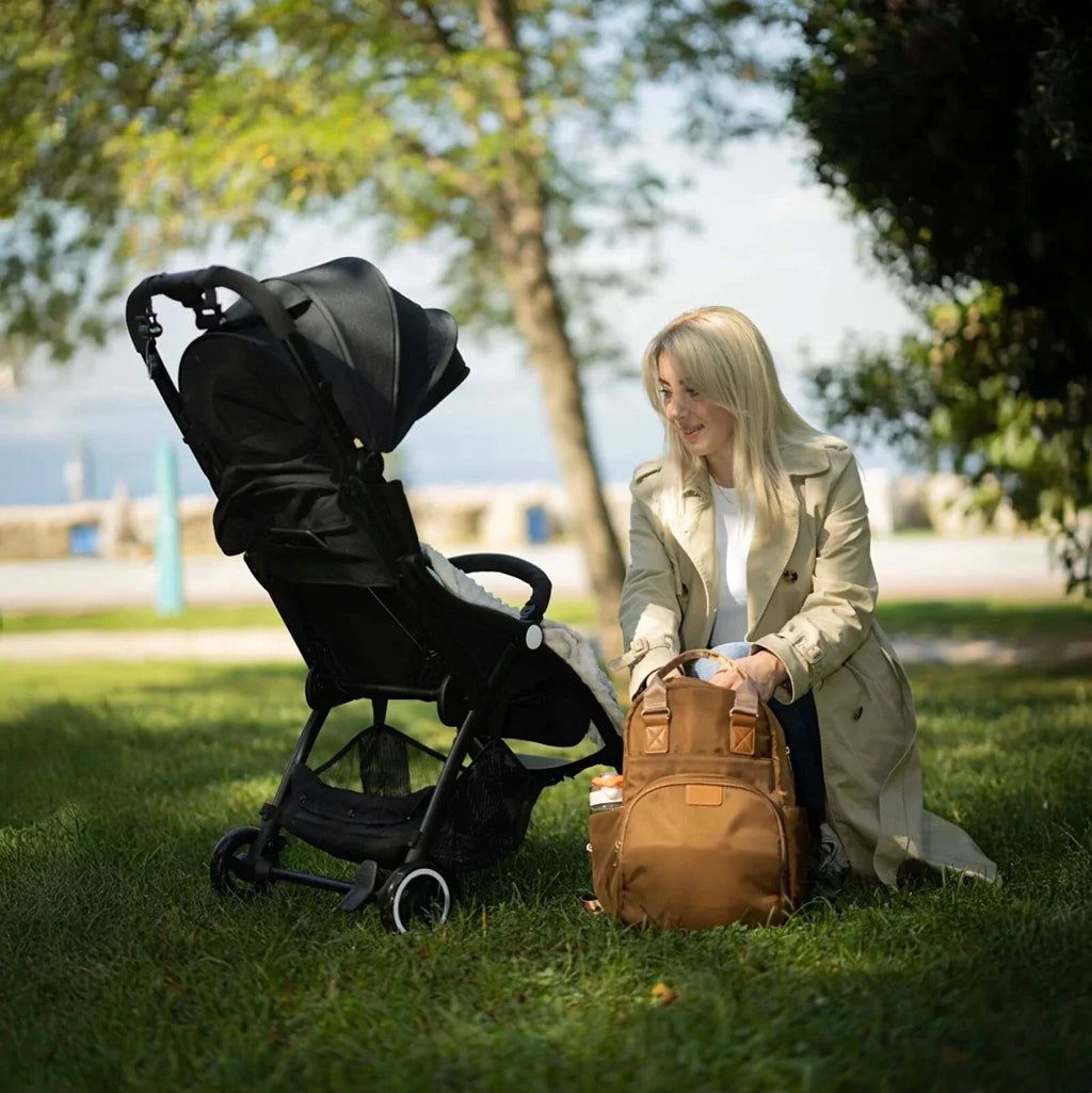 Baby Mom Organiser Backpack – Brown