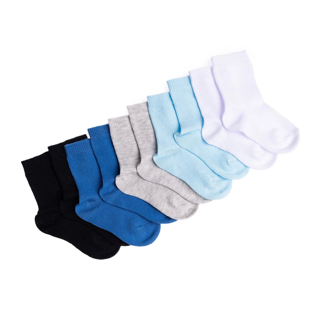 HelloBaby Boys 5-Pack Socks - Blue