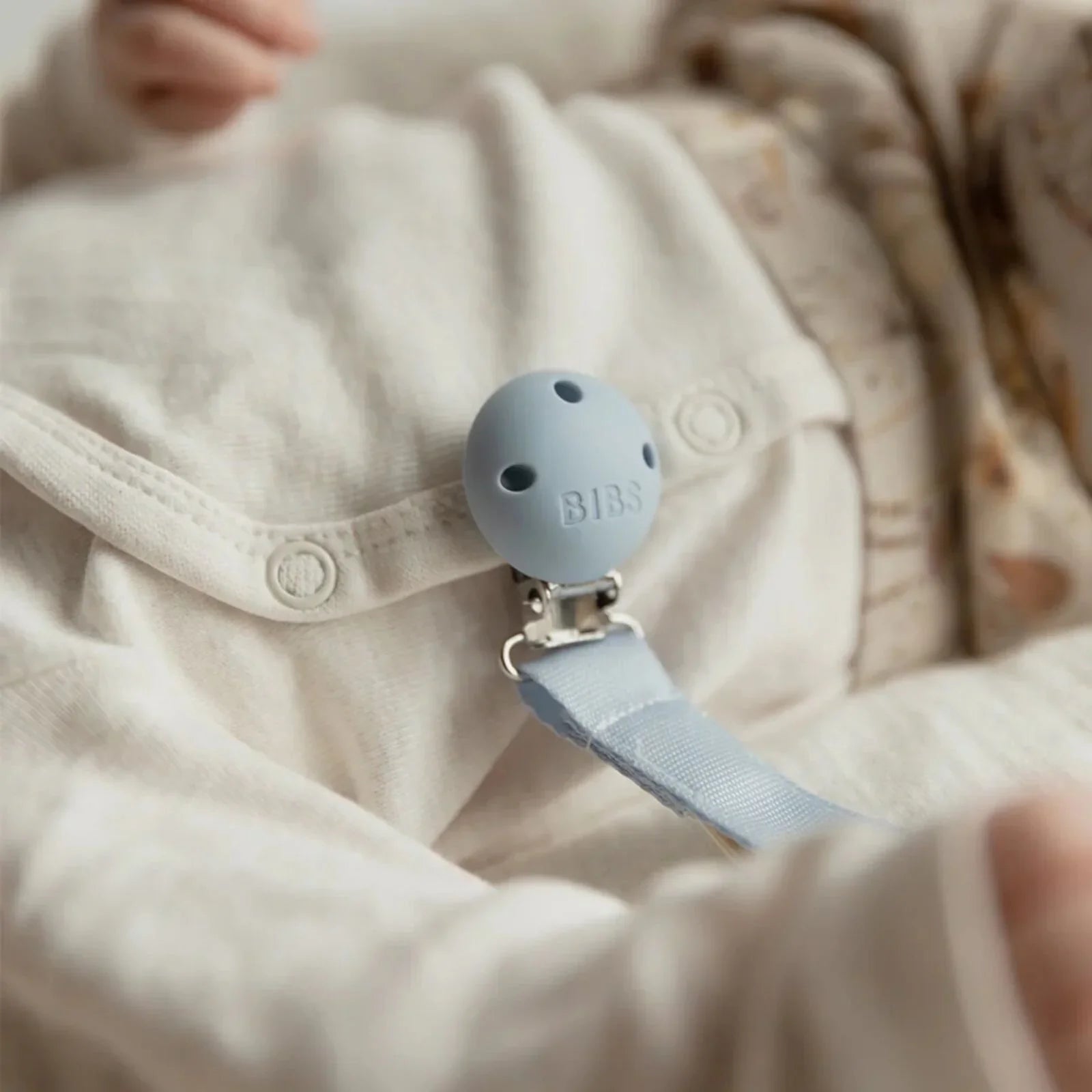 BIBS Soother Clip Ribbon - Sage