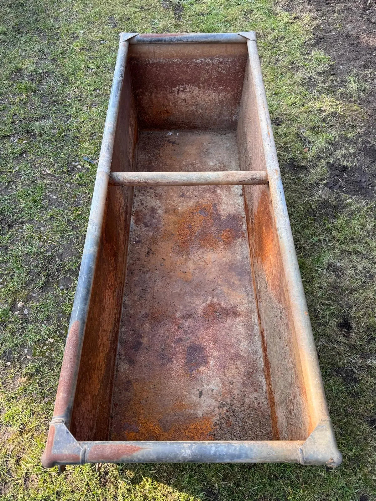 Reclaimed Galvanised Trough Planter /  Raised Bed Plant Tree Shrub Herb Pot BB