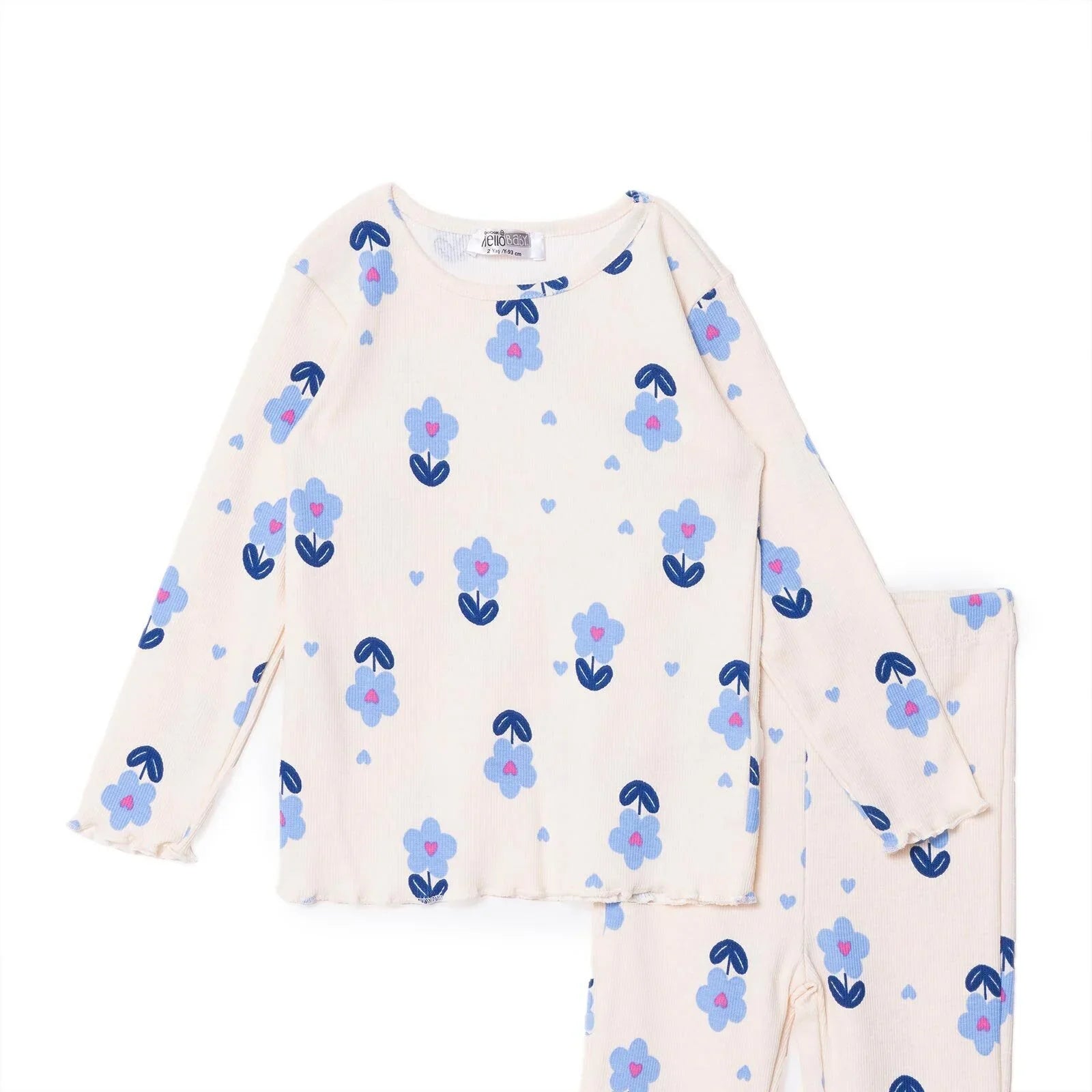 HelloBaby Jogging Set - Ecru Printed