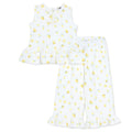 HelloBaby Girls Blouse-Muslin Trousers Fruits - Ecru Printed