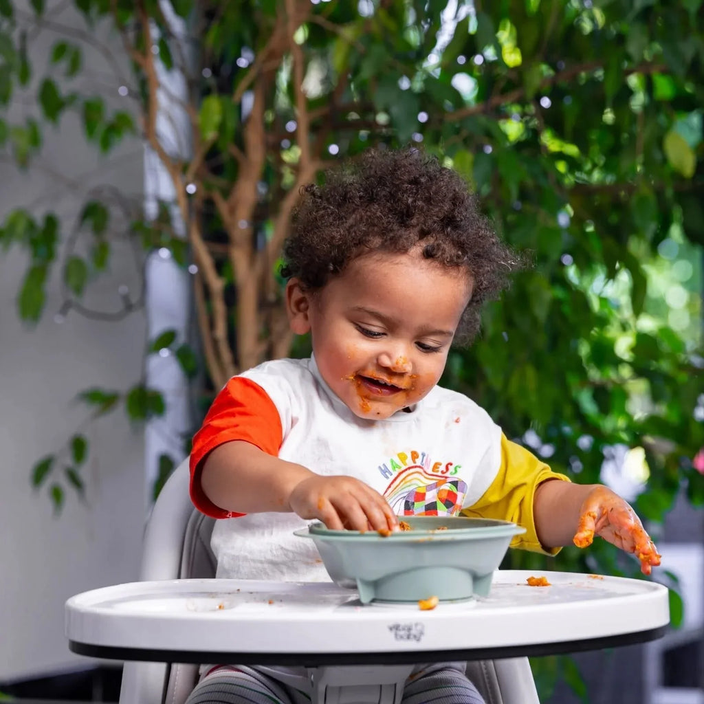 Vital Baby Nourish Power Suction Bowl - Natural Moss