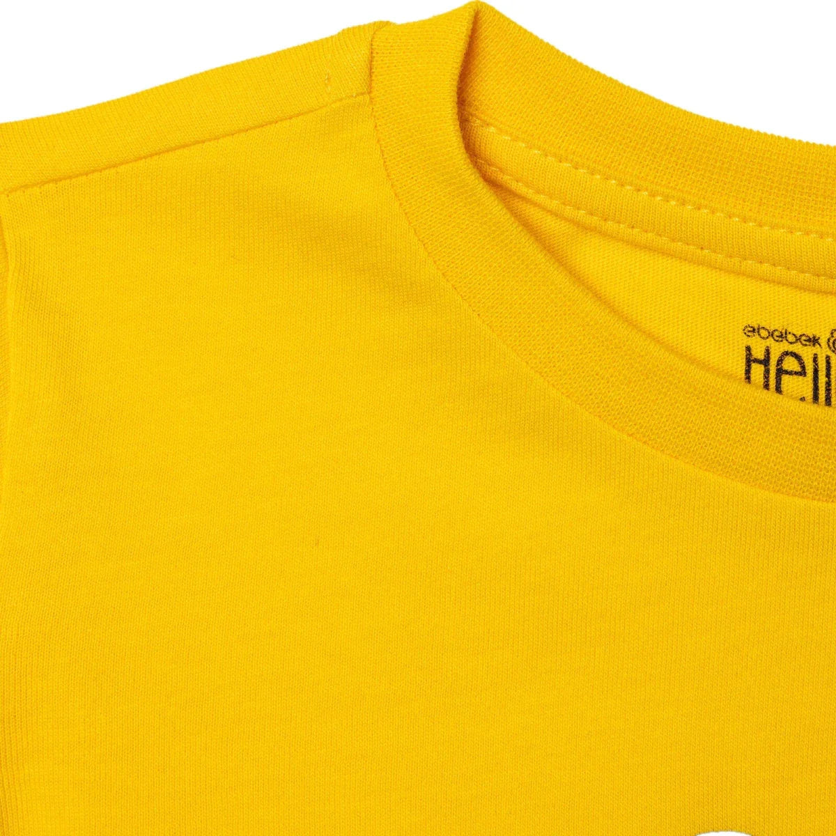 HelloBaby Boys T-shirt Animal Print Crew Neck Short Sleeve - Yellow