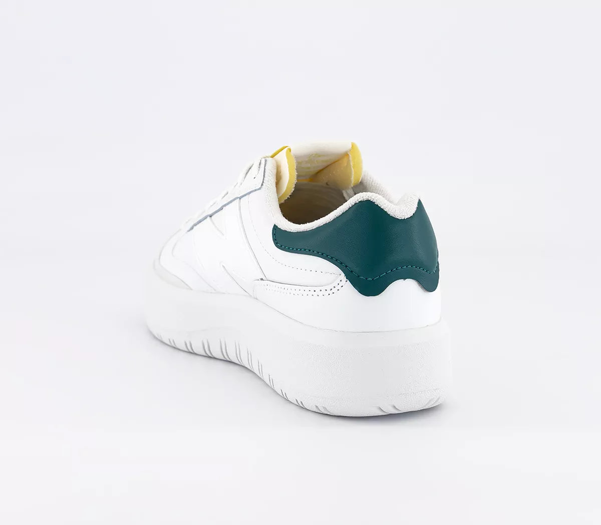 New Balance CT302 Women's Platform Sneakers – Off-White & Green – UK 6.5