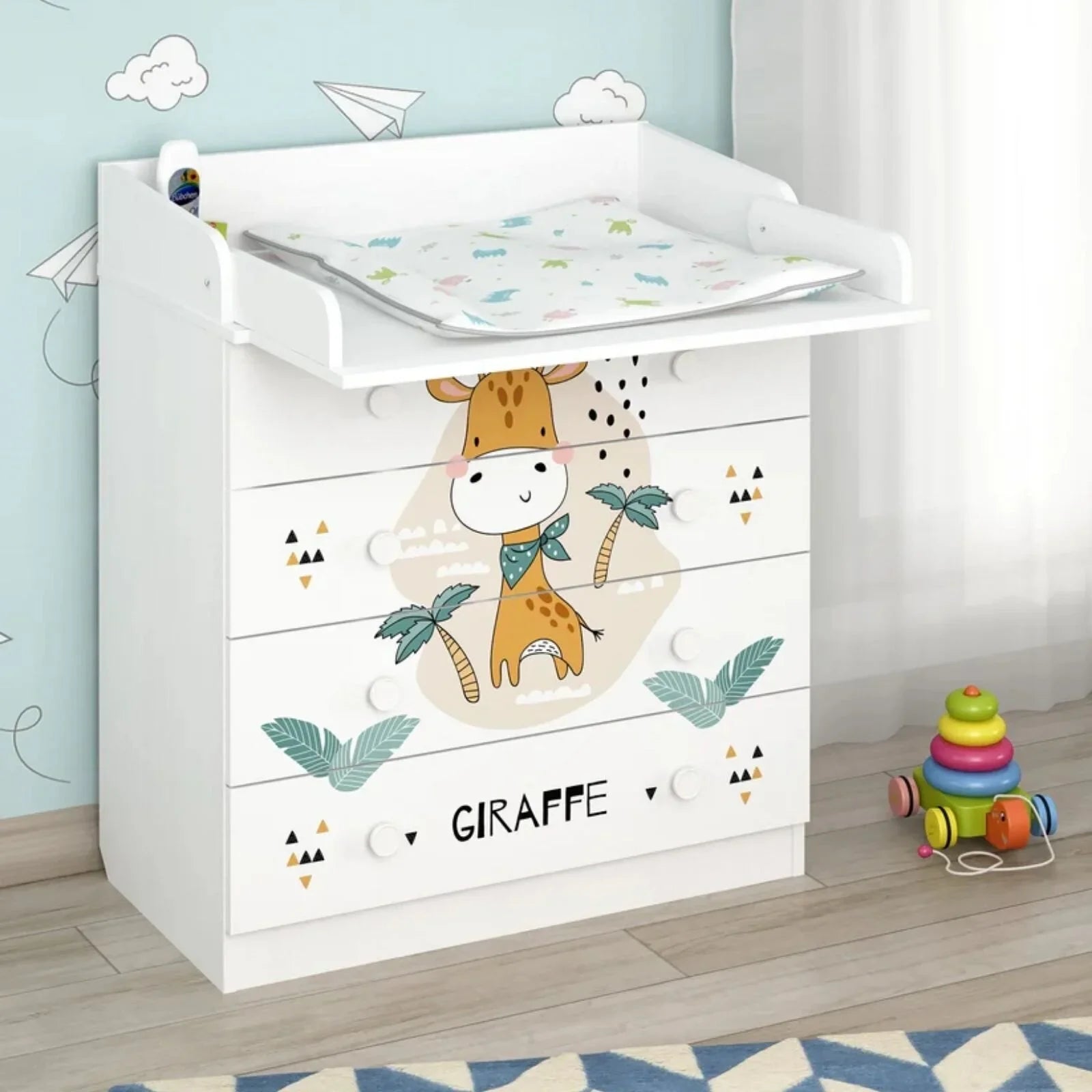 Shefa Kids 800 Changing Dresser - Giraffe