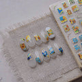 Hello Claws Van Gogh Sunflower Nail Deco Stickers – Ultra-Thin Art