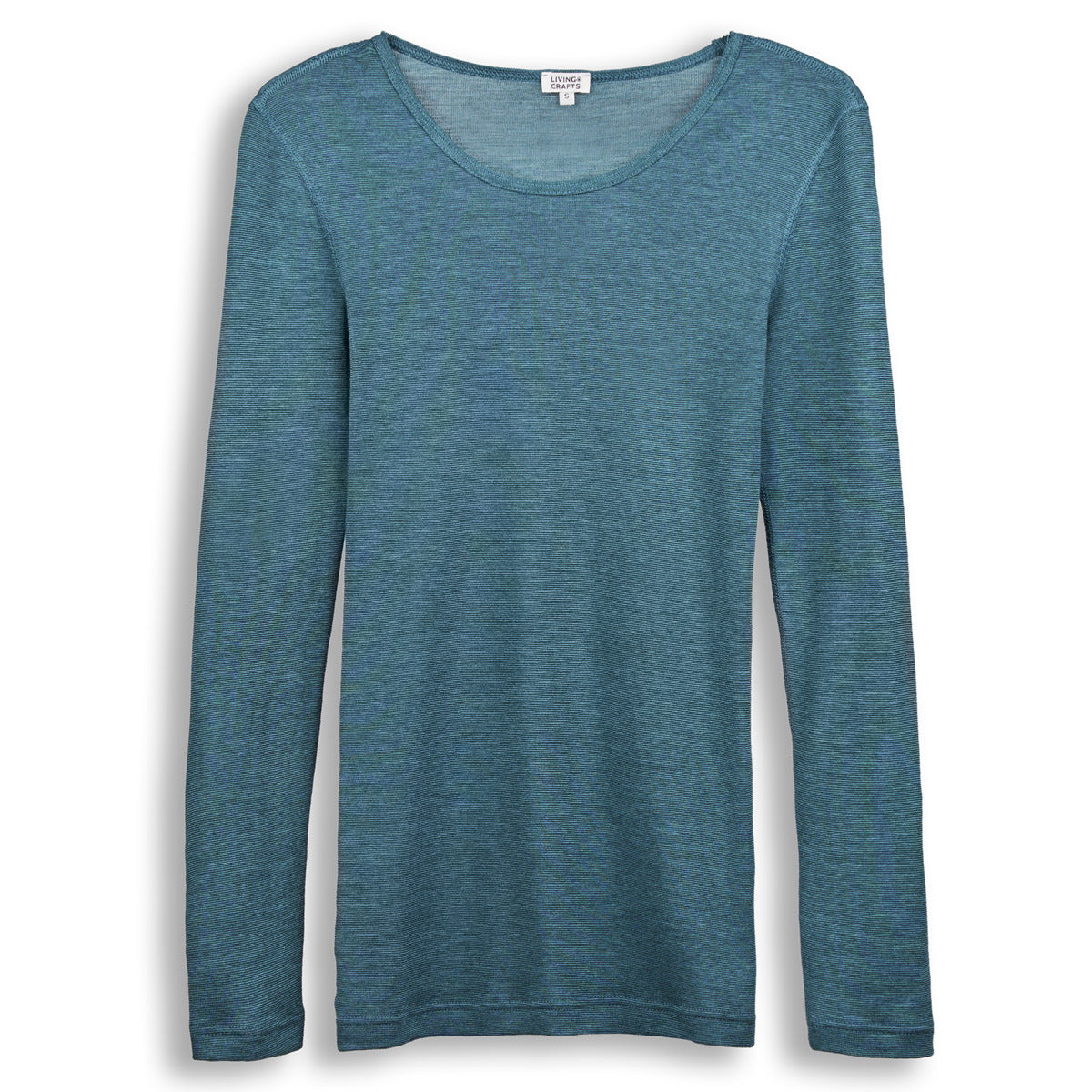 Wool & Organic Cotton Long Sleeve T-shirt: Womens