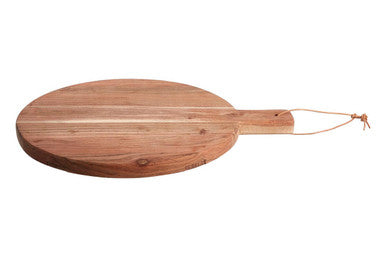 Orsina Socorro Small Round Acacia Wood Chopping and Serving Board