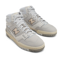 New Balance 650 Men’s Leather High-Top Sneakers – Light Grey – UK 6.5