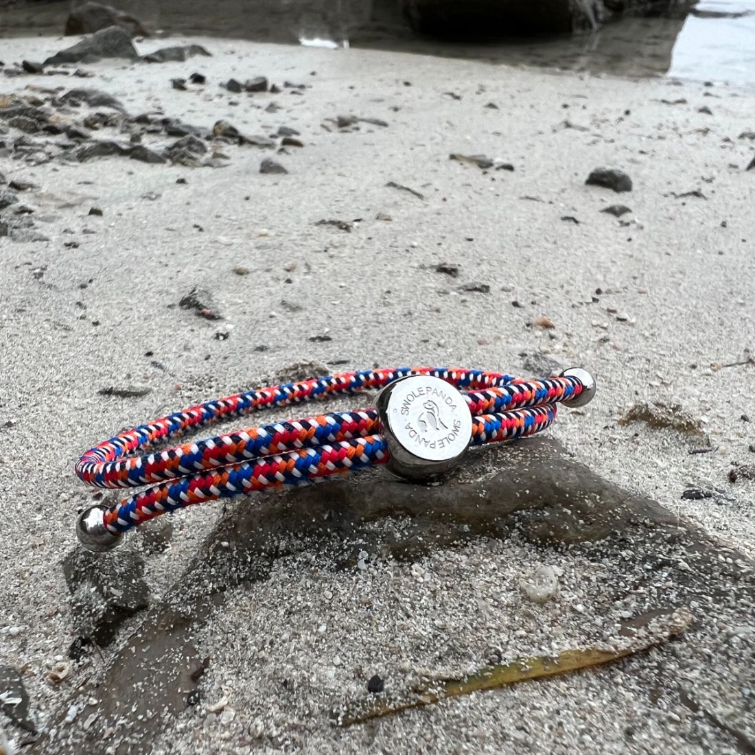 Swole Panda Varicoloured Zigzag Recycled Rope Bracelet – Unisex