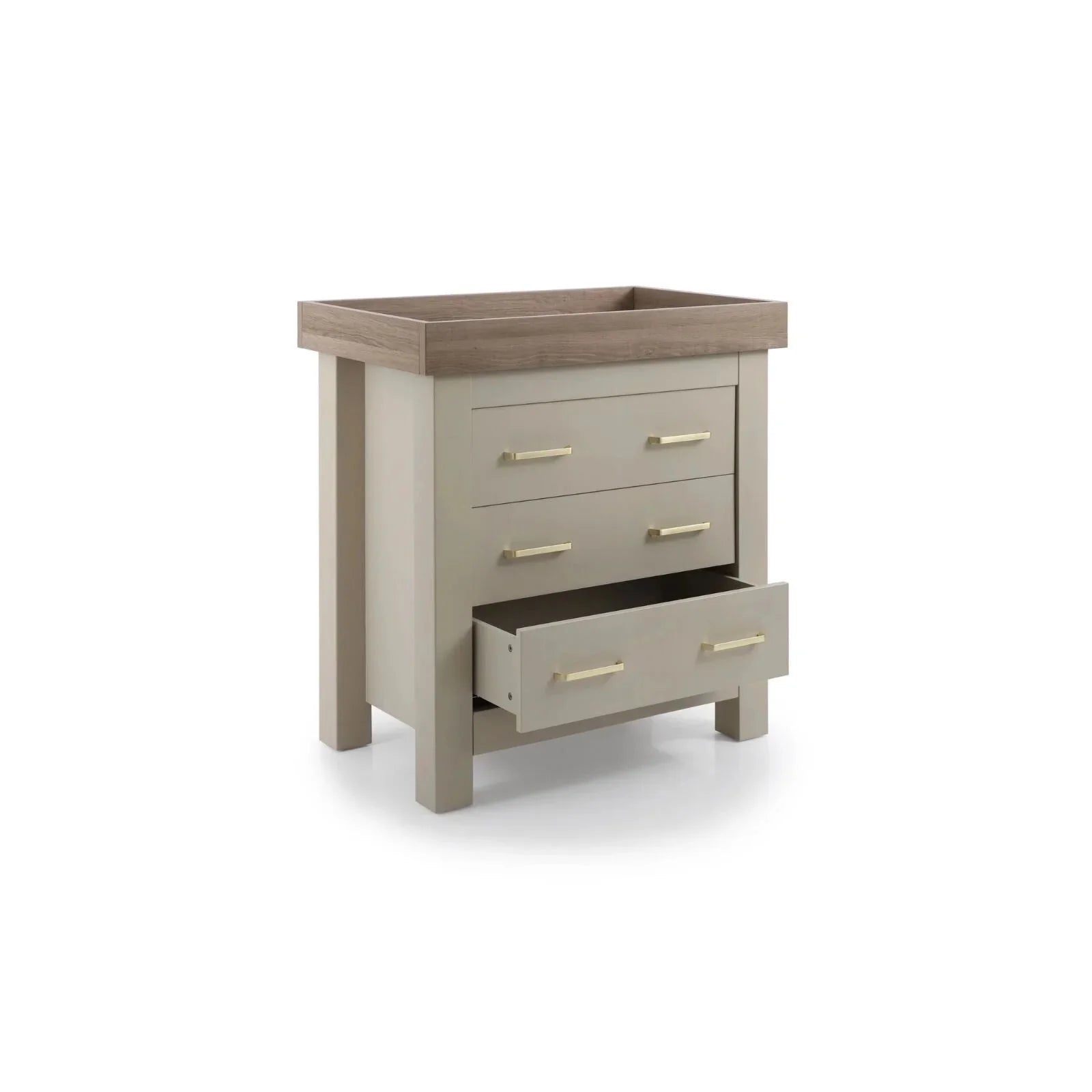 Charnwood Bordeaux Dresser & Baby Changer - Oatmeal
