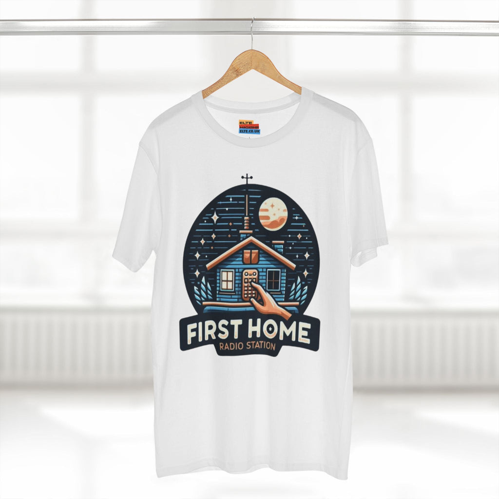 First Home Radio Station Graphic Tee - Celebrate Unity and Nostalgia