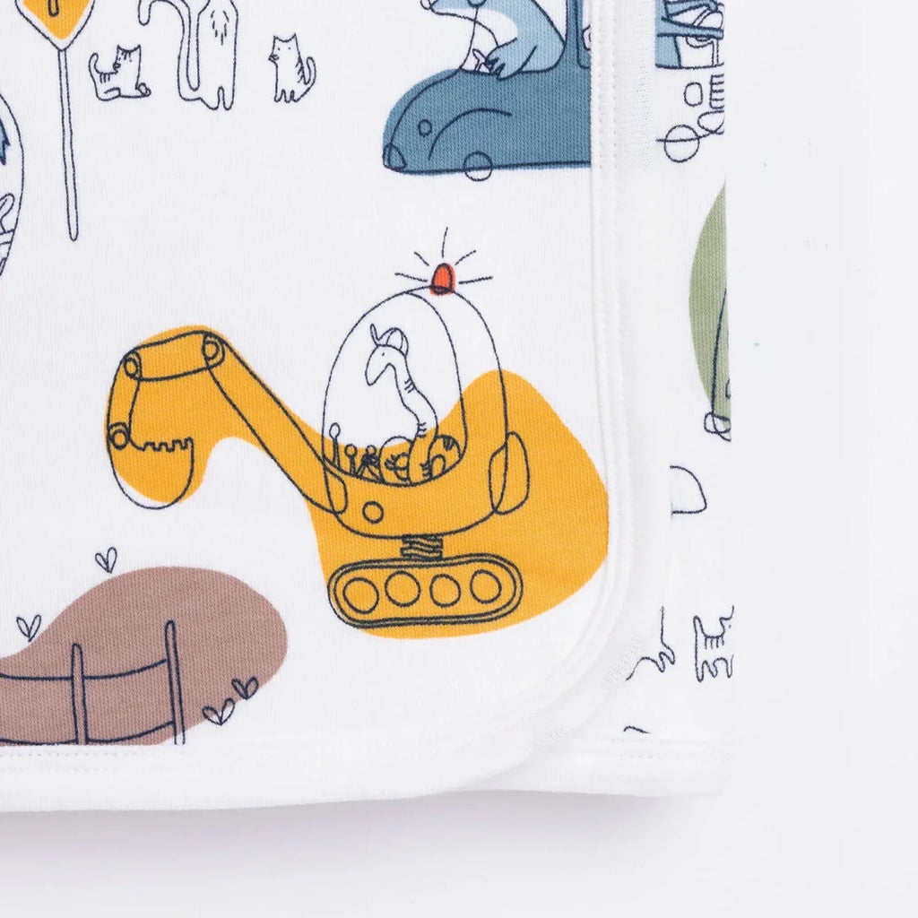 Little Dreams Boy Blanket - White