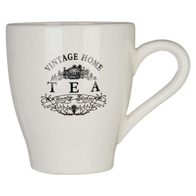 Orsina Vintage Home Cream Tea Mug – Ceramic Farmhouse Coffee Cup