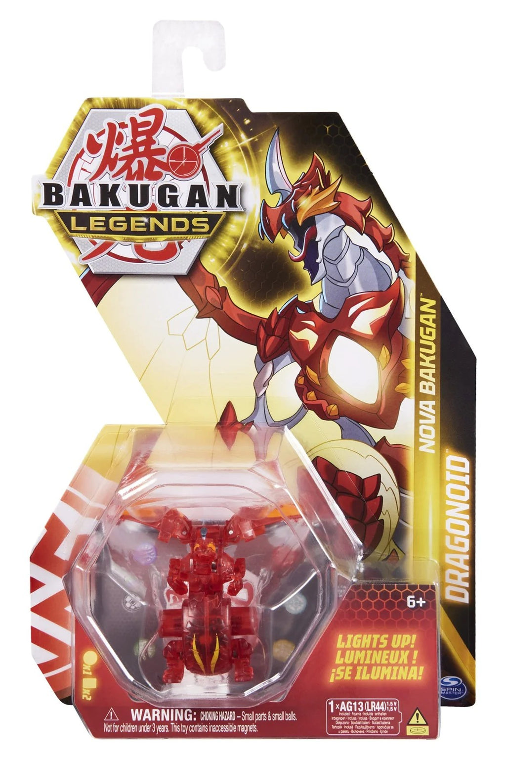 Bakugan Legends Light-Up Action Figure with Trading Card by Snaps