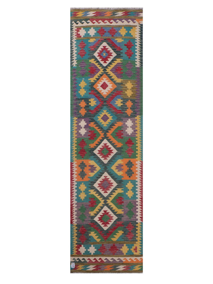 Maimana Kilim Runner - 300 x 82 cm