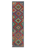 Maimana Kilim Runner - 296 x 78 cm
