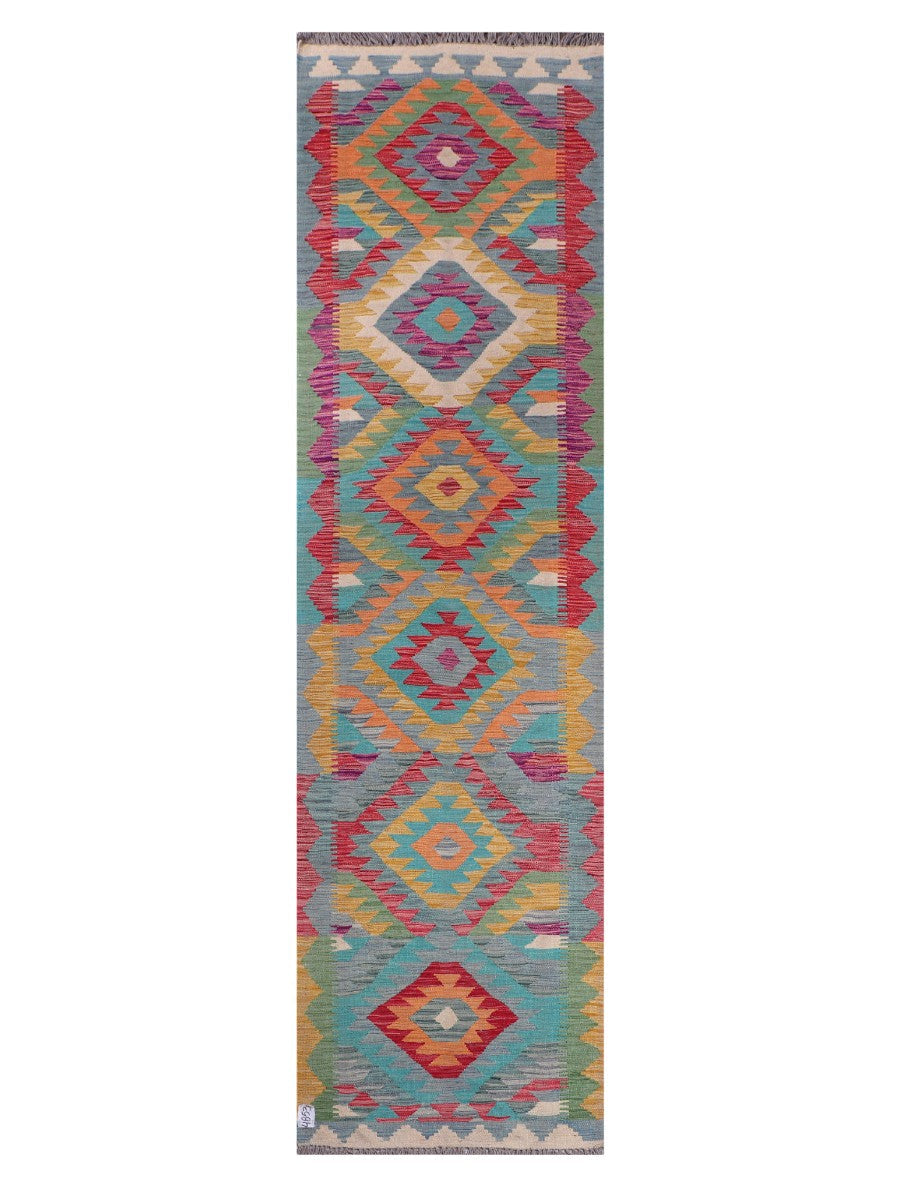 Maimana Kilim Runner - 292 x 79 cm