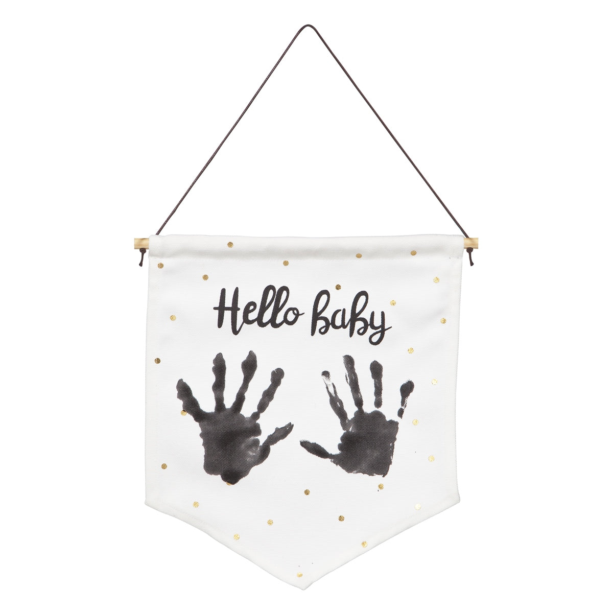 Baby Art Personalised My Baby Art Flag for lasting memory of your baby's hand or footprint