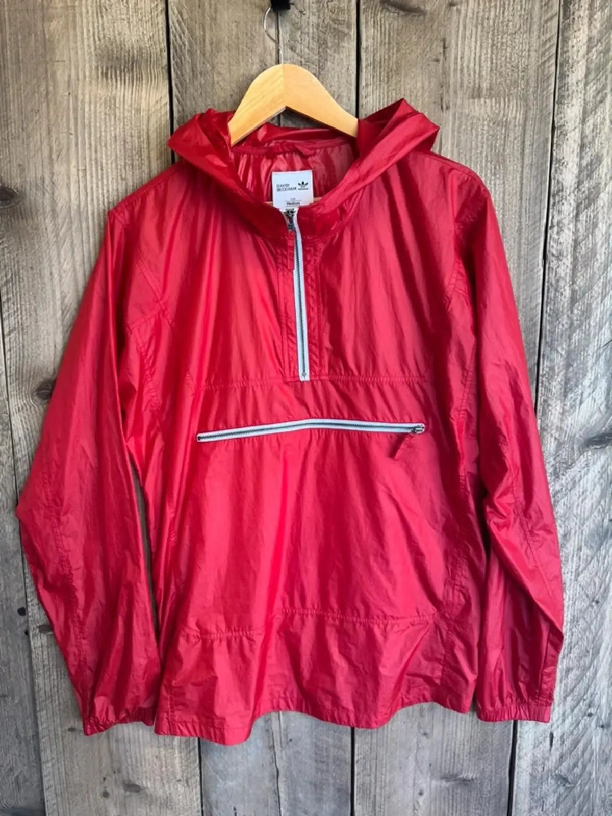Vintage Adidas David Beckham jacket by J.Bond Windbreaker Coat Medium #305