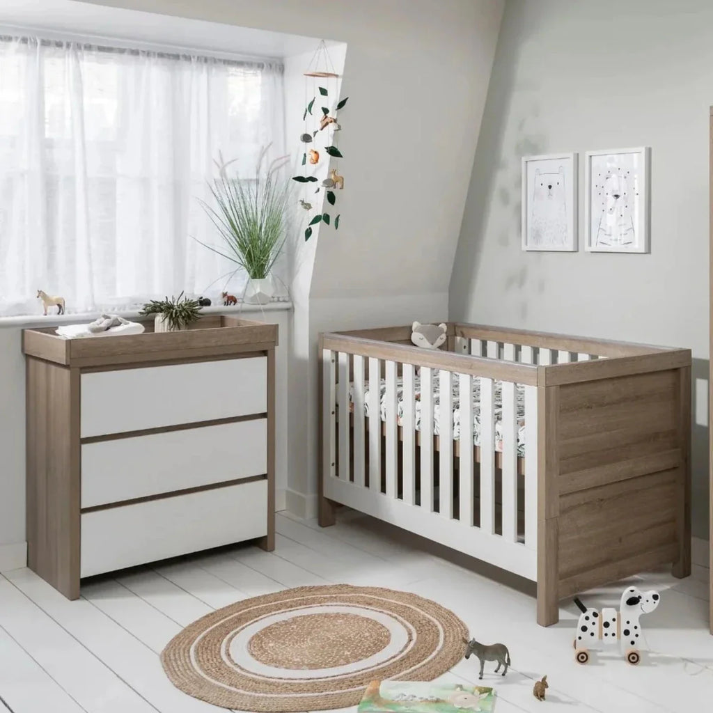 Tutti Bambini Modena 2 pcs Room Set - White/Oak