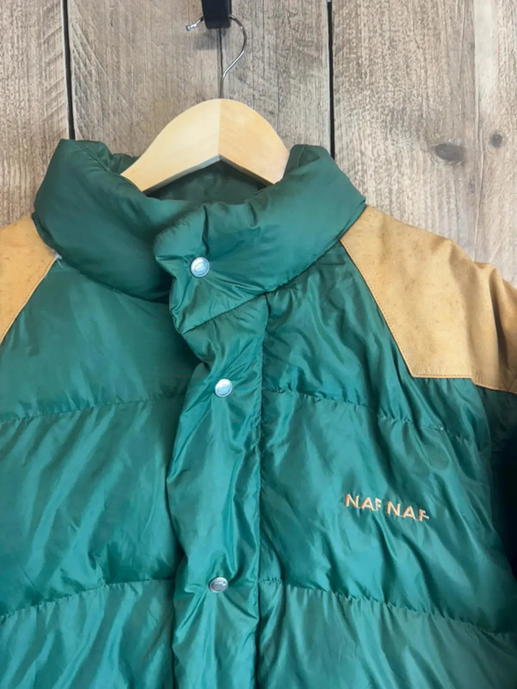 Rare vintage Naf Naf puffer Jacket body warmer Gilet XL 1990s