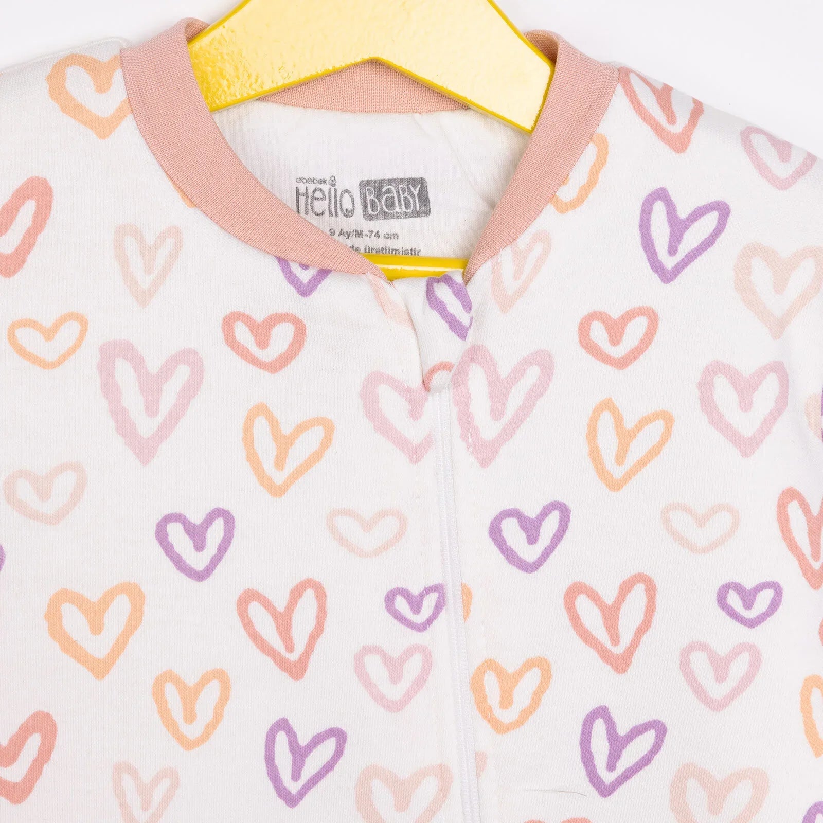 HelloBaby Girl Sleepsuit - Light Pink