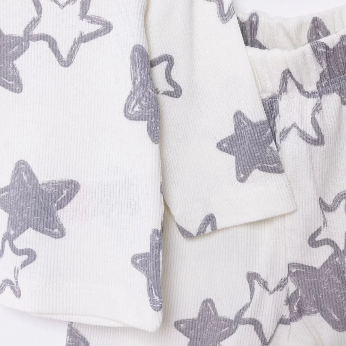 HelloBaby Boy Long Sleeve Pyjamas Set - Ecru