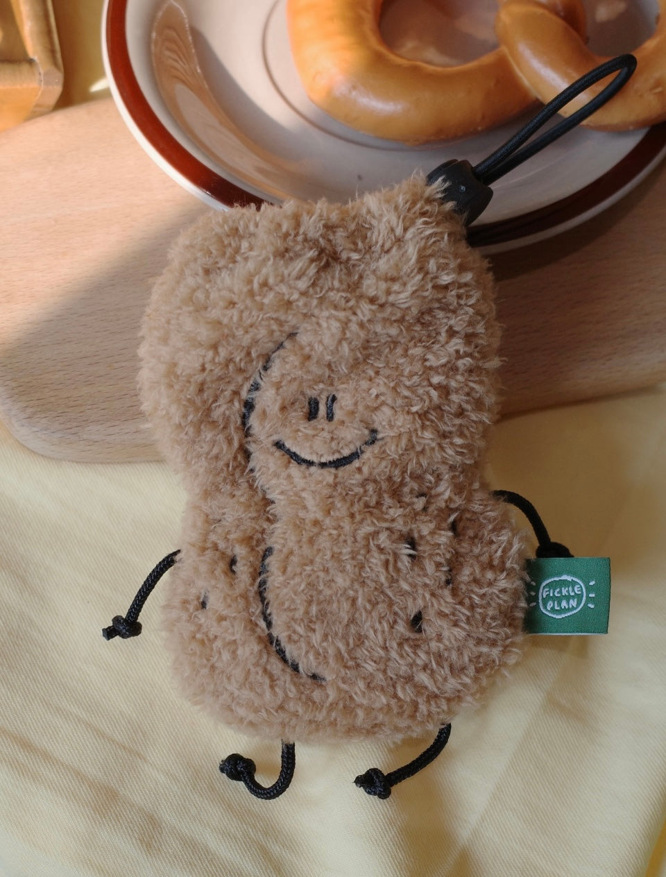 LuLuFun Studio Peanut Soft Bag – Handmade Polar Fleece Plush Pouch