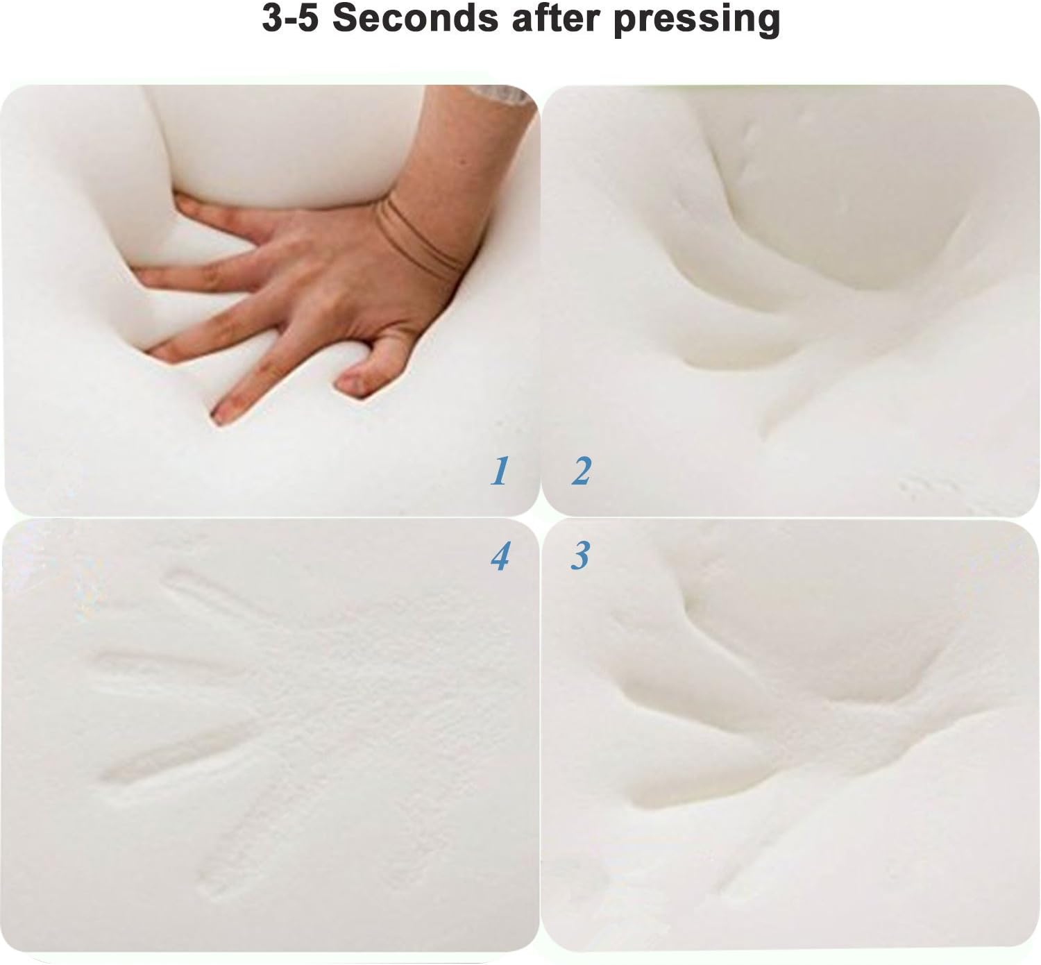 Ecosafeter Memory Foam Cervical Pillow – Orthopedic Neck Support