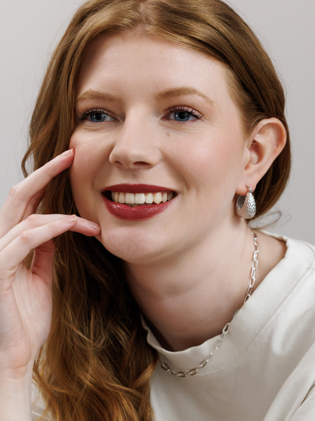No More Nobody Jude Hammered Recycled Sterling Silver Hoop Earrings