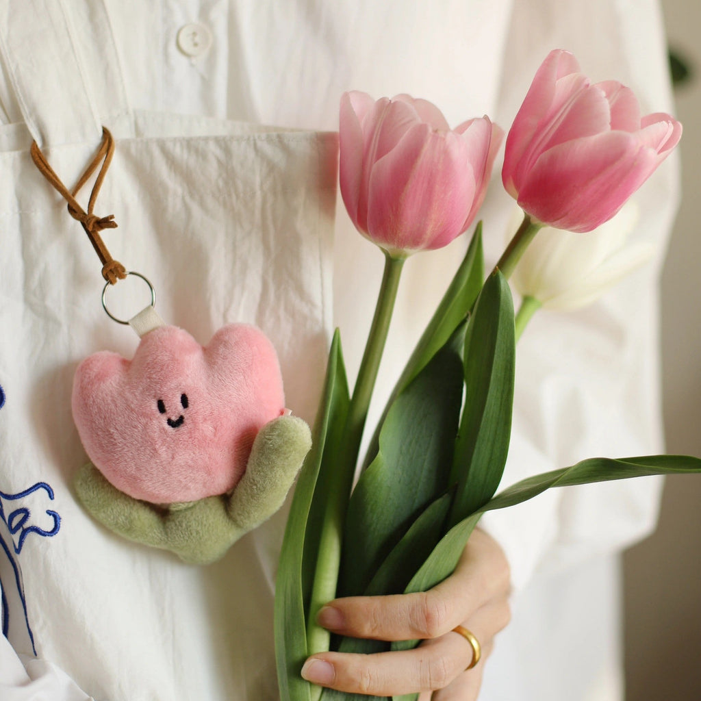LuLuFun Studio | Plush Tulip Flower Bag Charm - Kawaii Keychain