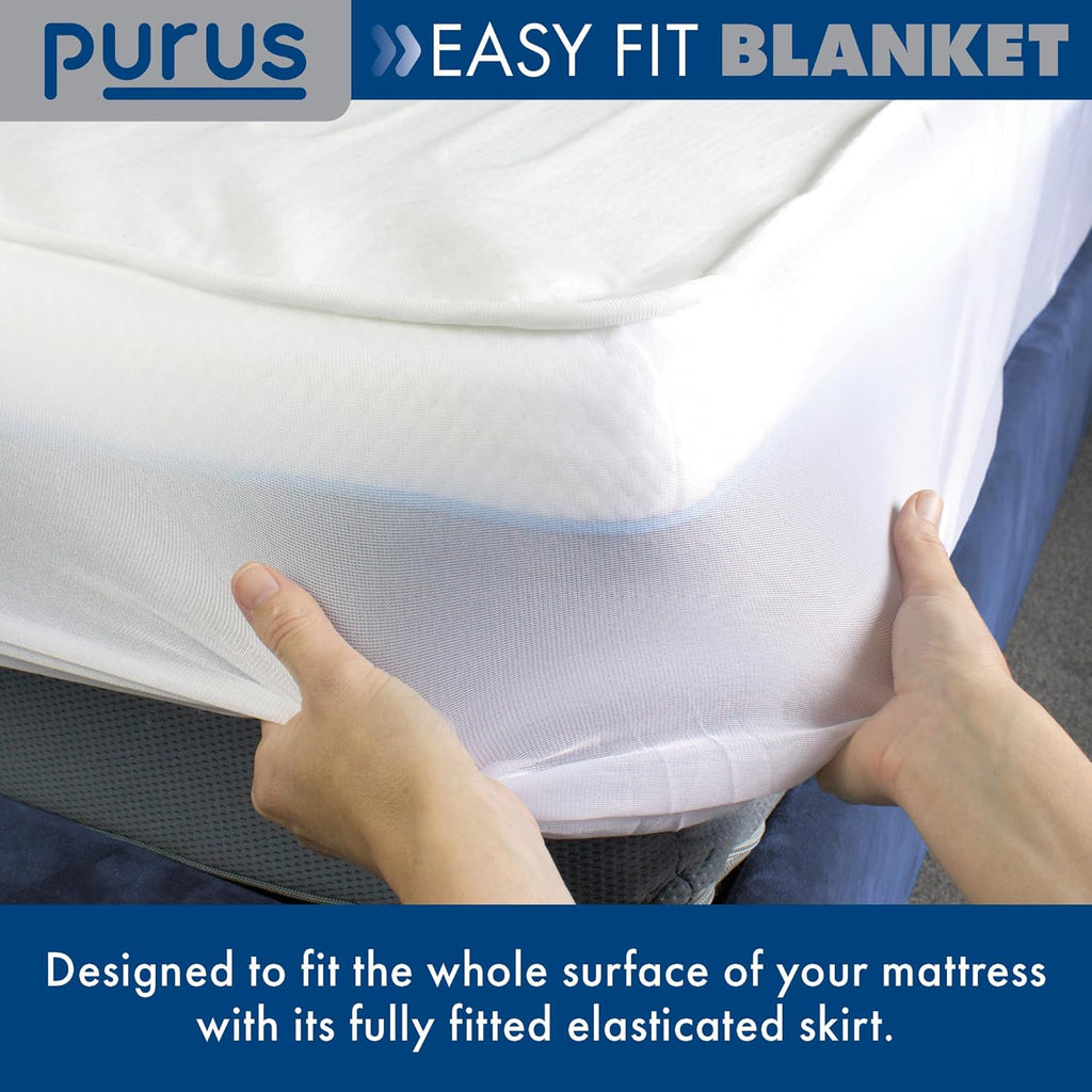 Purus Double Electric Blanket | 3 Heat Settings | Soft Polyester 193x137cm