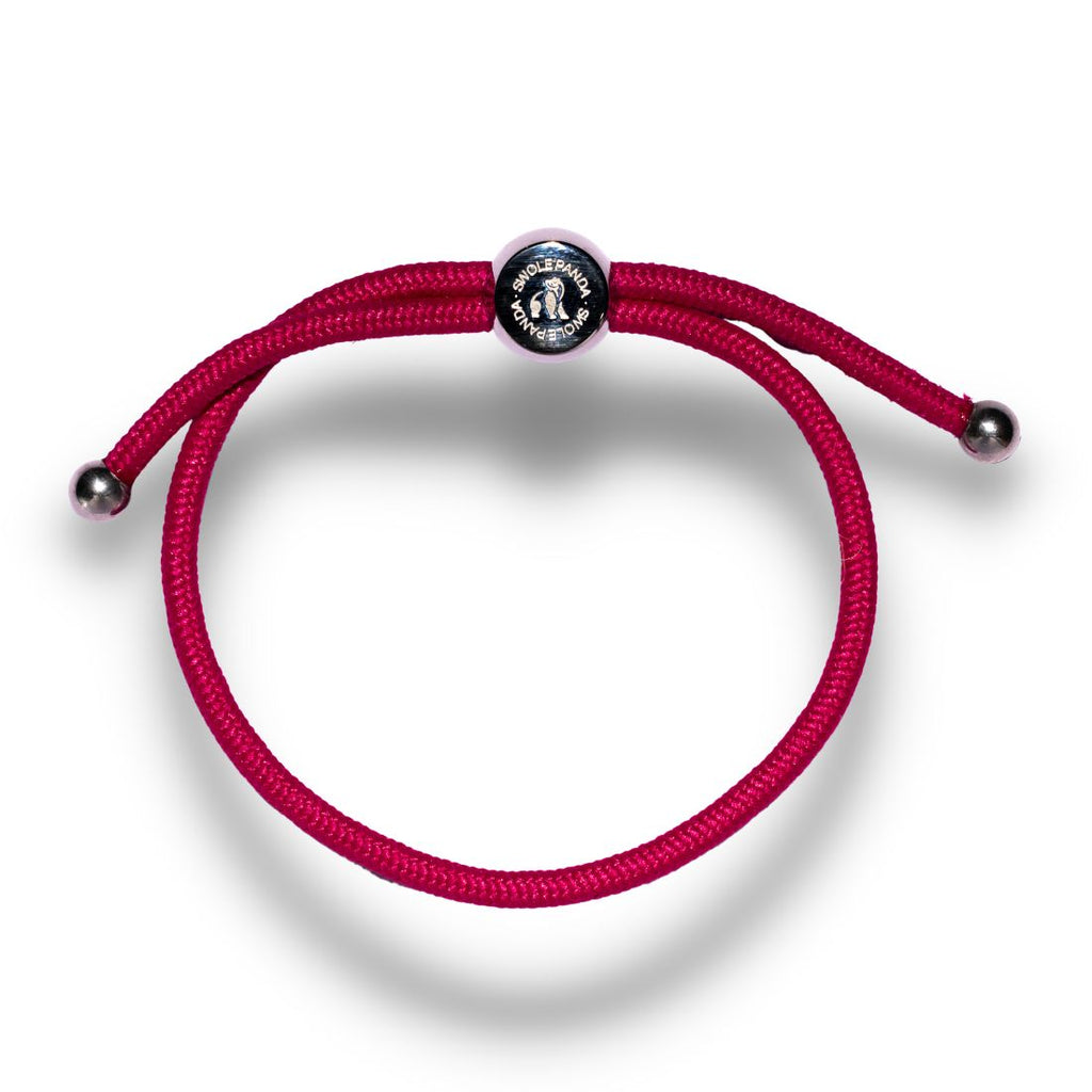 Swole Panda Rich Pink Rope Bracelet – Recycled Ocean Plastic Jewelry